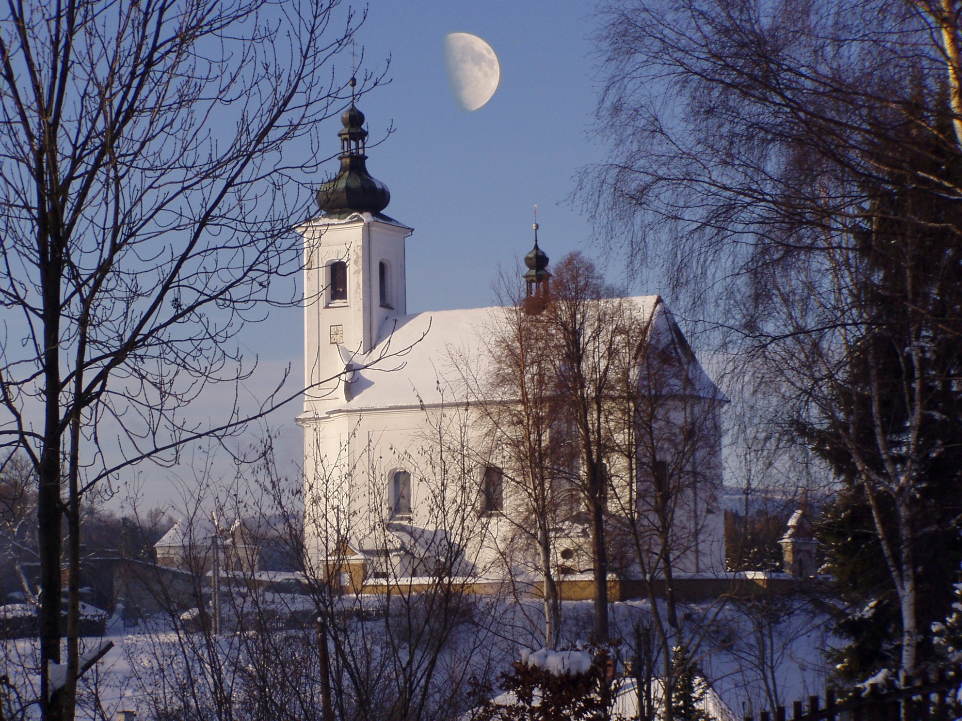 Kopřivná - zima.